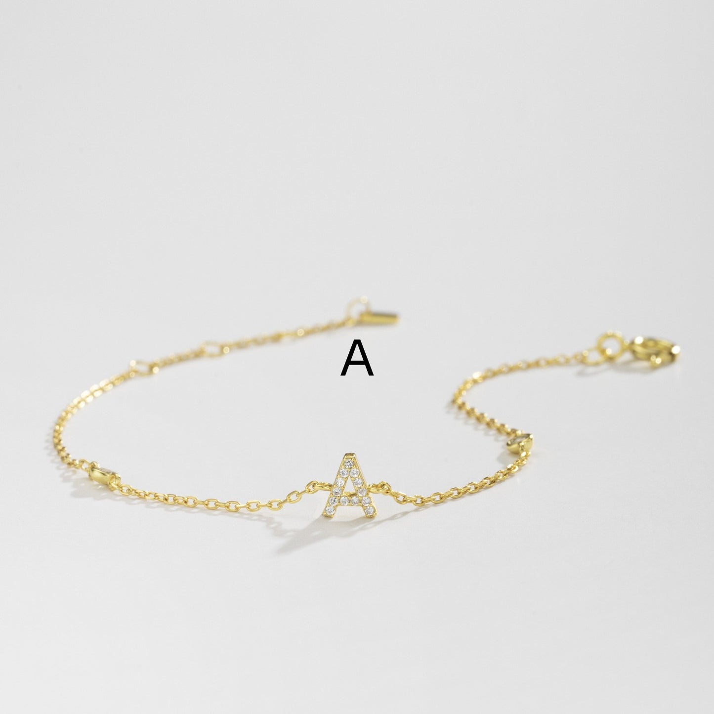 Zircon Bracelet™| Kies uw letter